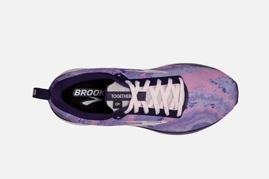 Brooks Revel 4 Road Running Shoes - Womens - Purple/Silver/Pink - CO3402165